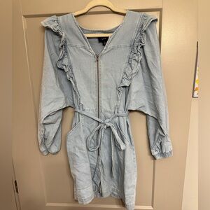 Lumiere Light Blue Long Sleeve Dress